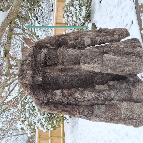 Vintage rabbit fur jacket sz medium - Picture 12 of 12